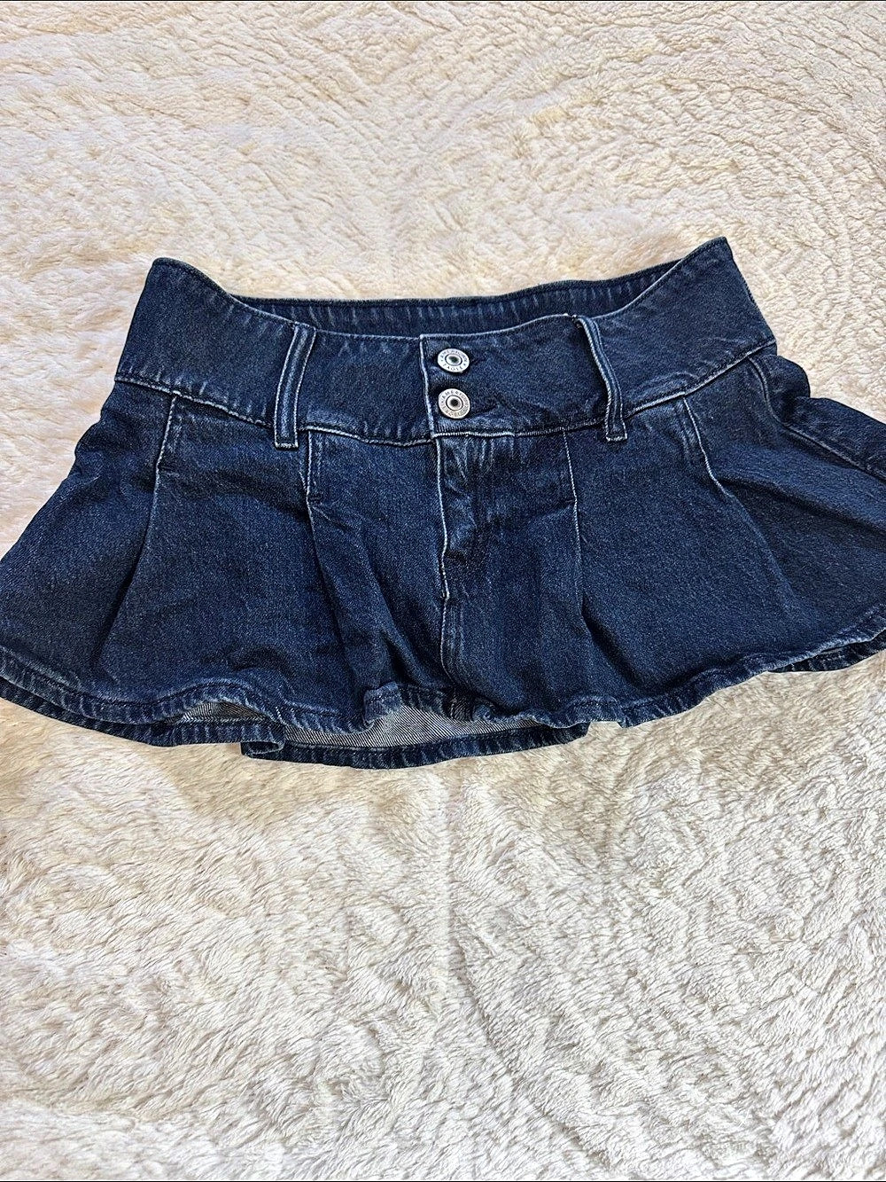 American Eagle Micro Skort Denim Skirt Skort Girls Size 2